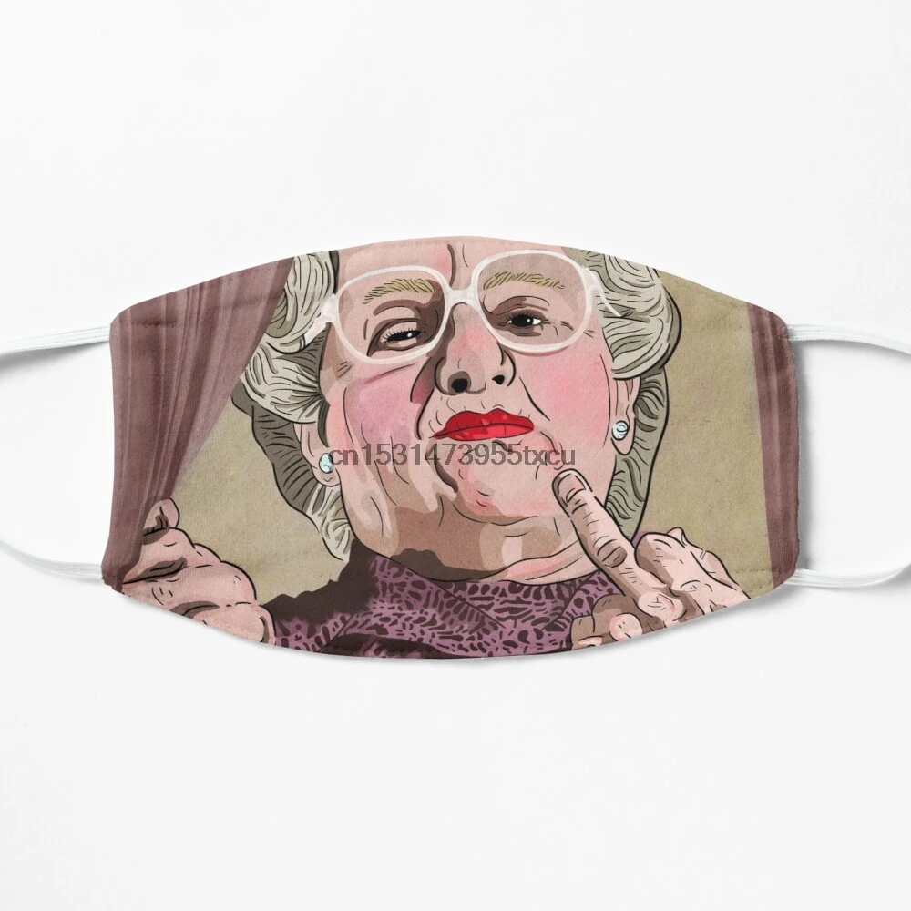 Пылезащитная маска с фильтром Mrs Doubtfire средний палец иллюстрация Робин Вильямс