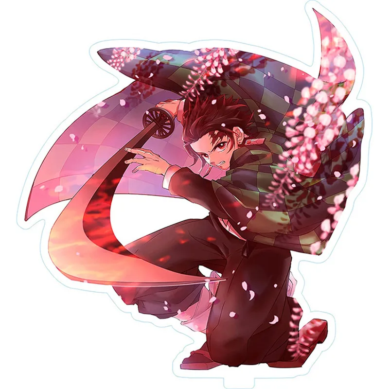 Аниме Demon Slayer косплей реквизит бренд станция Kimetsu No Yaiba Kamado Tanjirou Kamado Nezuko акриловая станция брендовый орнамент