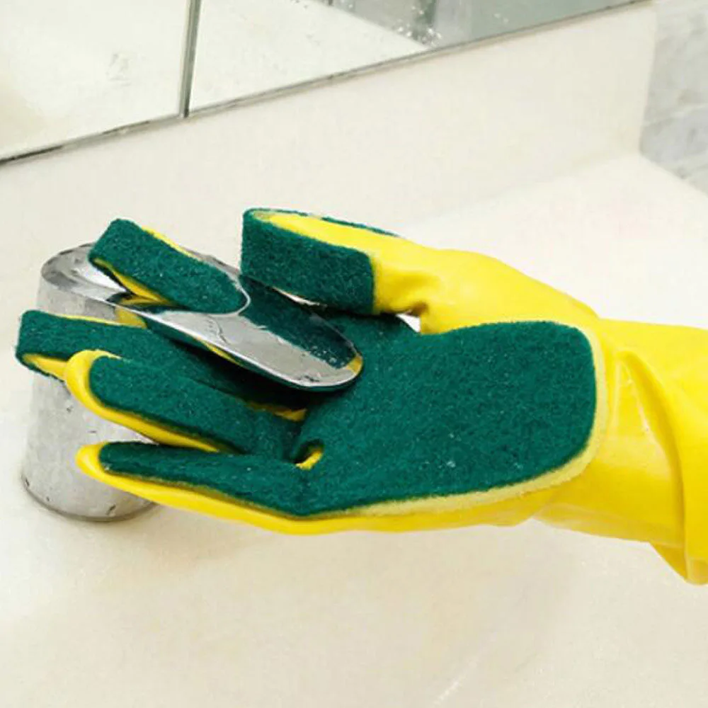 Ткань для чистки рук латексные перчатки хозяйственные уборки губка защита