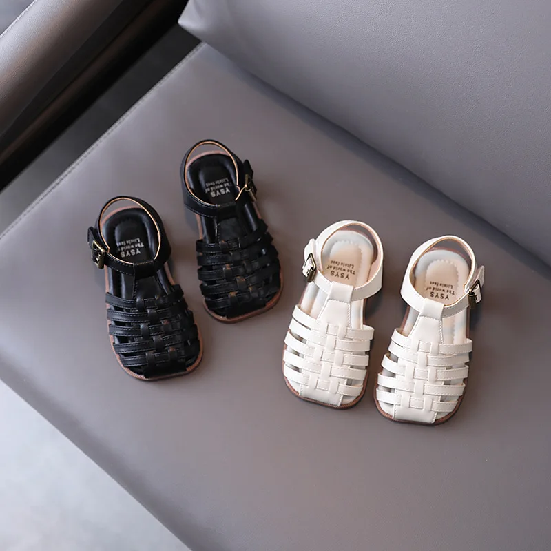 

Baby Sandals Fashion Leathers Girls New Summer Kids Shoes Toddler Baby Boy Weaving Design Toddler Shoes SX525