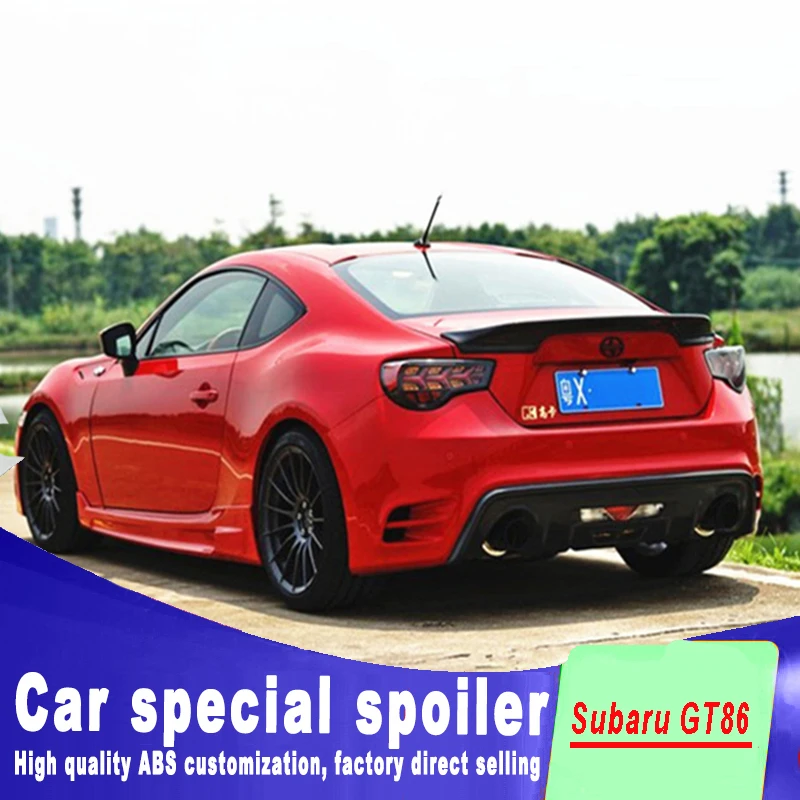 

2013 2014 20152016 2017 Новый дизайн, высококачественный АБС-пластик GT 86 BRZ спойлер на задний багажник, крыло, спойлер для Toyota 86 GT86