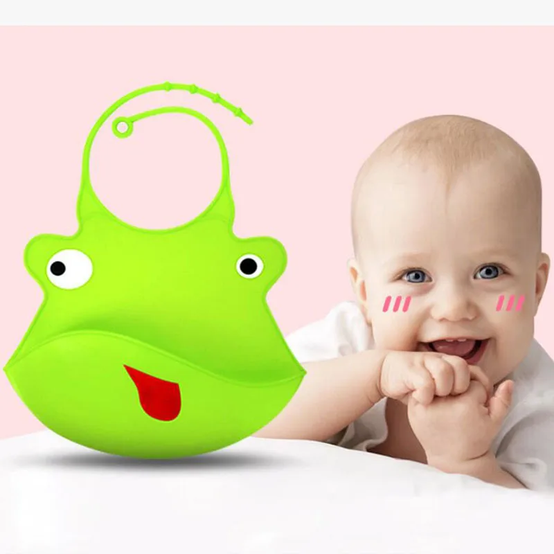 Baby Products Maternal And Child Bib Supplies Silicone Mouth Water Pockets To Eat Saliva Towel | Детская одежда и обувь