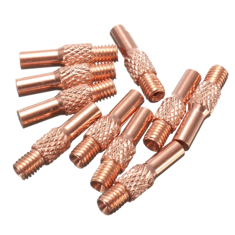 10 шт. сварочный пистолет контактные наконечники 0 8 мм для пистолета MIG Spool