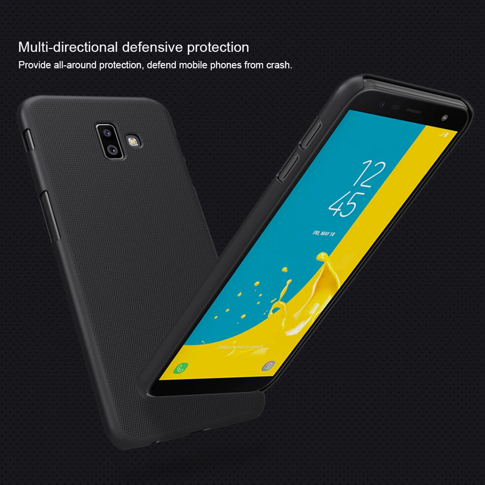For Samsung Galaxy J6 Plus J6+ Case 6.0&quot NILLKIN Super Frosted Shield Matte PC Hard Phone Back Cover j6 Prime | Мобильные