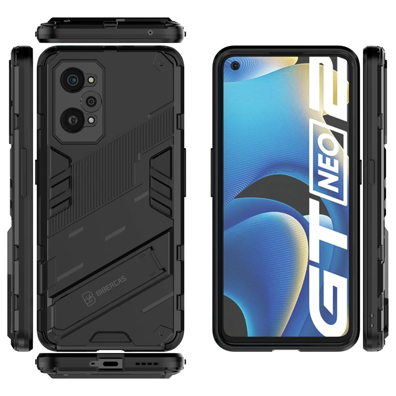 phone holder case for oppo realme gt neo 2 case bumper armor pc full cover for realme gt neo 2 case for realme gt neo2 6 62inch free global shipping