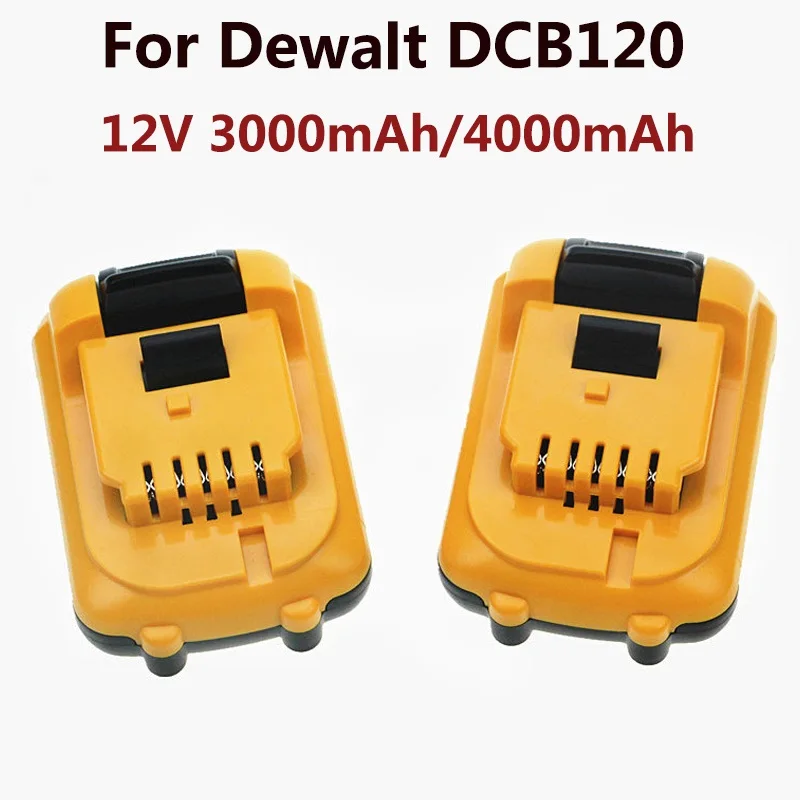 Сменный аккумулятор для Dewalt DCB120 литий ионный 12 В 3 Ач 4 DCB123 DCB125 DCB124 DCB122 DCD710