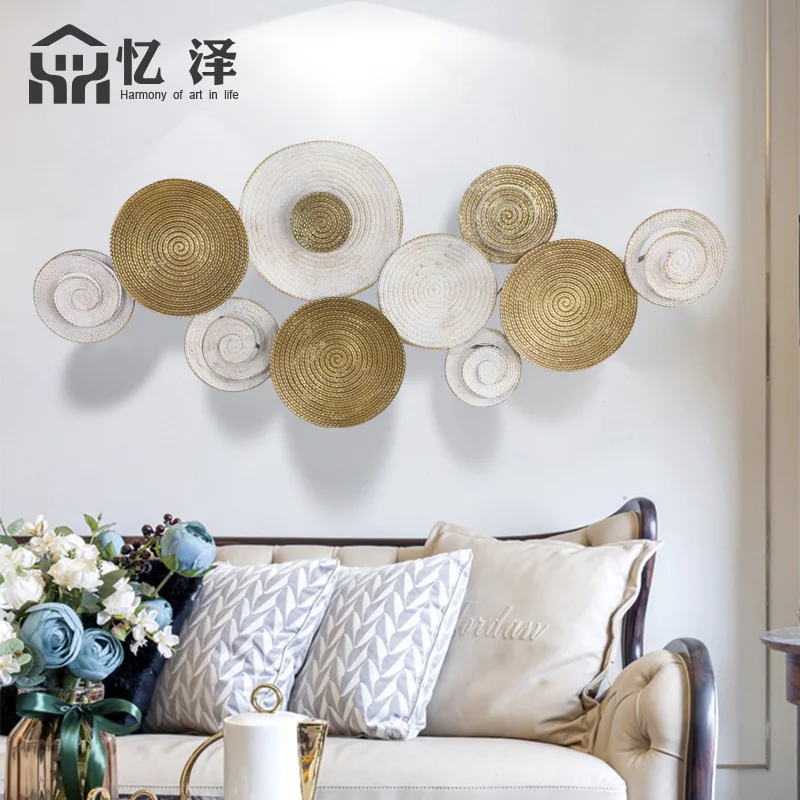 

Northern Europe Style Wall Decoration A Living Room Background Metope Decorate Simplicity Three-dimensional Iron Art Originality