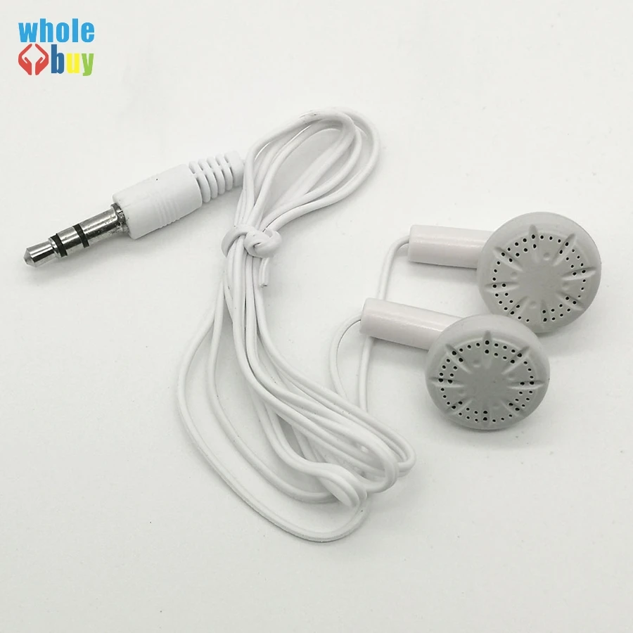 Белые Недорогие Одноразовые наушники экономичные стереонаушники-вкладыши для