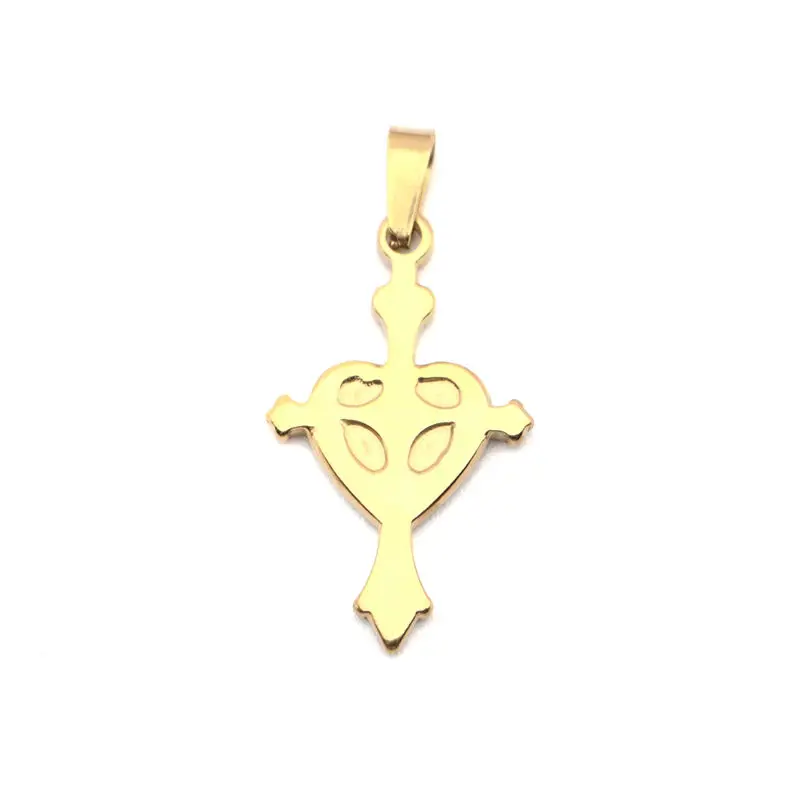 Подвески в виде креста из нержавеющей стали золотые подвески сердечек и точек