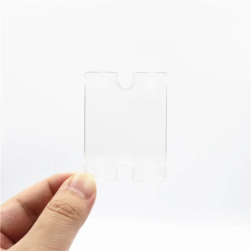 20PCS plastic cap Реле Напряжения Однофазное твердотельное реле прозрачный корпус пластиковая крышка оболочка маленький твердый рельсовый радиатор сиденье SSR-40AA 25AA - Габаритные размеры: 20PCS plastic cap