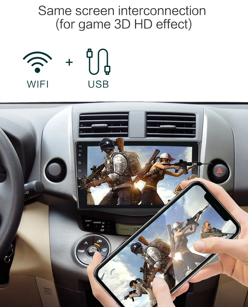 Автомагнитола 2 din 1" Android мультимедийный плеер gps wifi Bluetooth плеер для Toyota Volkswagen hyundai Киа Renault Suzuki 1G 2G 4