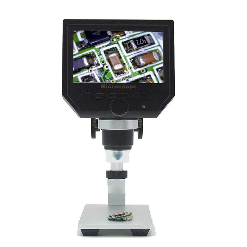 600x digital microscope 4 3 inch hd lcd soldering tool electronic video microscopes bga phone repair usb stand magnifier camera free global shipping