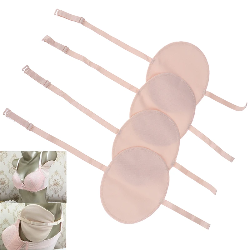 

4Pcs washable Armpit Absorbing Guards Shoulder Strap Reusable Armpit Sweat Pads Underarm Sweat Shield Pad