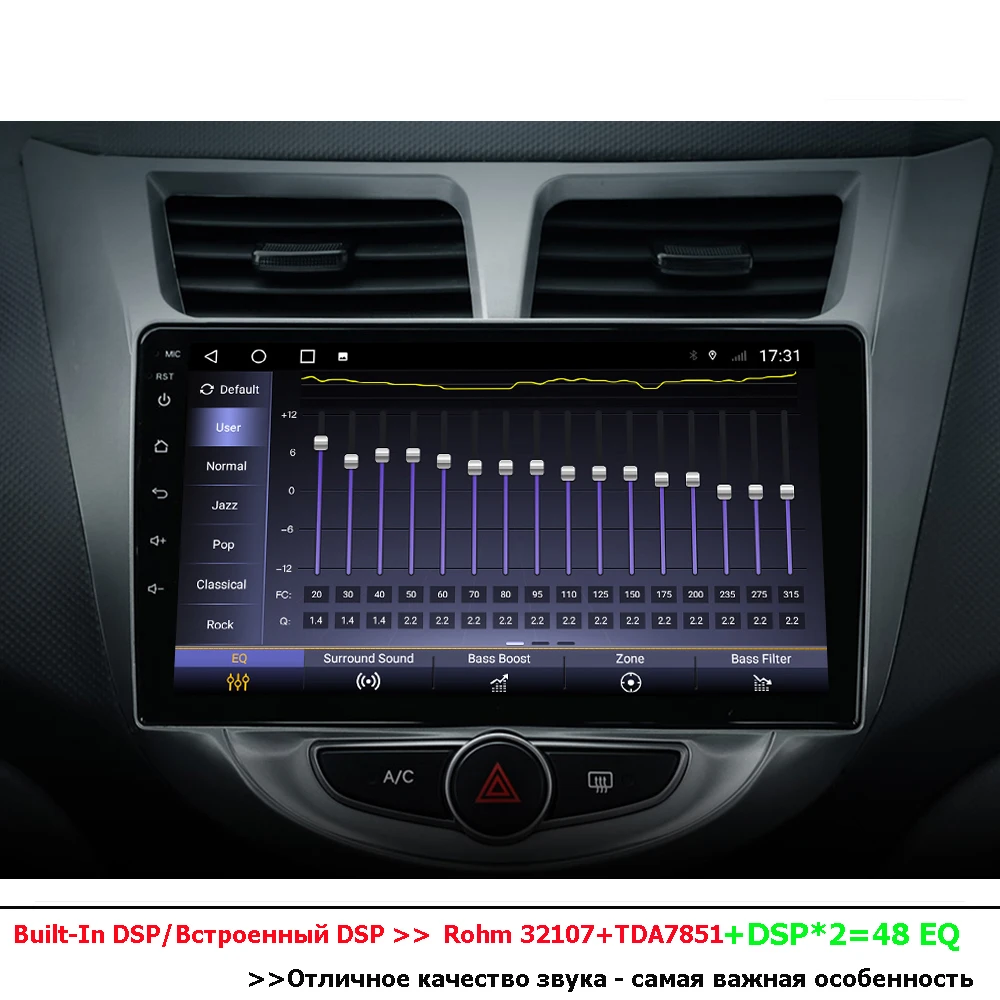 Автомобильный мультимедийный плеер 2 Din Android 10 Dvd Gps Navitel Авторадио навигация Wi-Fi+4G