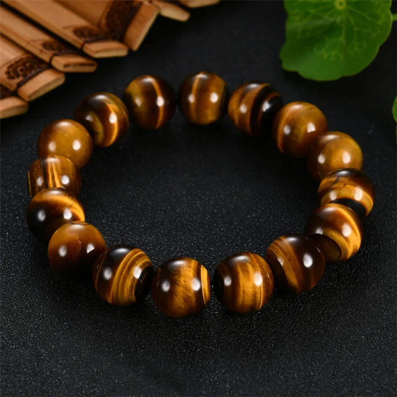 Прямая поставка 6 - 20 мм коричневый натуральный камень тигровый глаз круглые