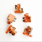 Универсальная Угольная щетка и держатель в сборе 5X5 кВт, подходит для HONDA GX390 и т. д. 4 кВт, 6,5 кВт, 7 кВт, E * 4500, 5500, 6500, 7500, генератор с недорогой головкой