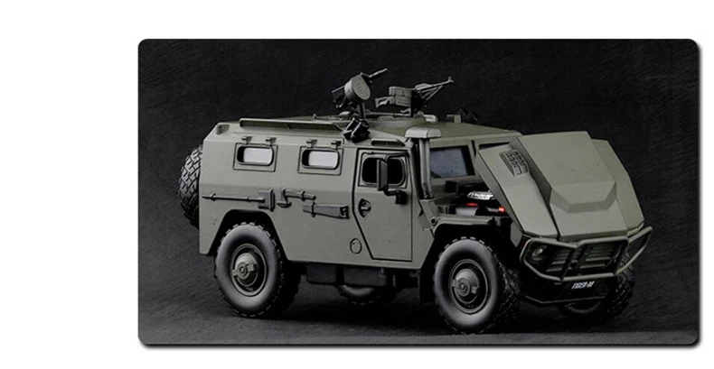 JK 1:32 Россия Тигр бронированный автомобиль Взрывозащищенная военная модель Свет Звук Металлические литые игрушки для детей Горячие Weels