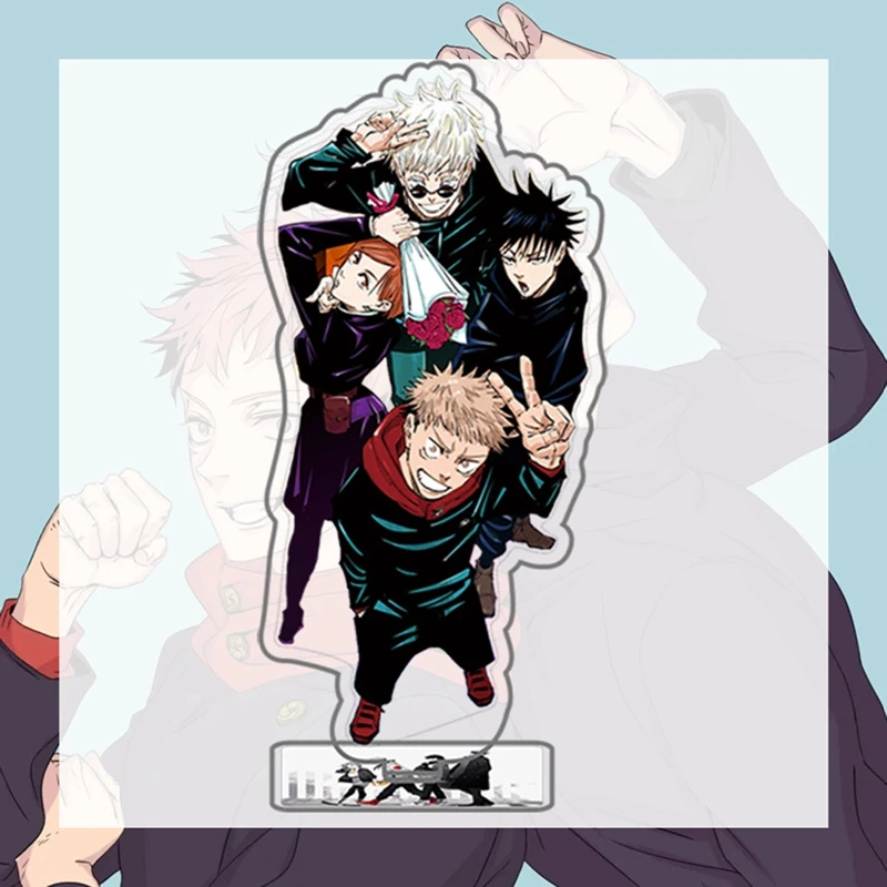 

Anime Jujutsu Kaisen Acrylic Stand Figure Models Double Sides Magan Itadori Yuji Desk Decor Ornaments Fans Collection Toys 15cm