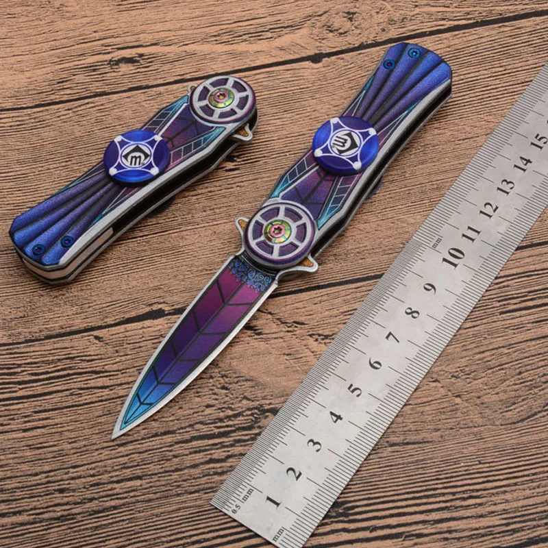 Спиннер-антистресс многофункциональные складные ножи с лезвием портативный
