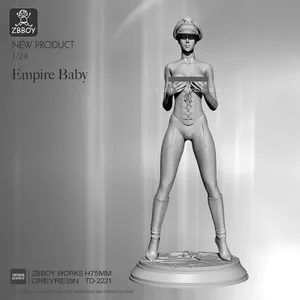 Наборы фигурок из смолы 124, модель из смолы 75 мм, самосборные, TD-2221