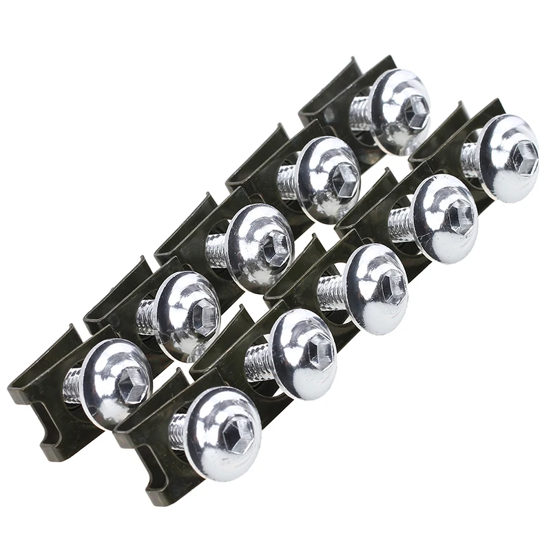 Верхние болты обтекателя из нержавеющей стали POSSBAY 10x гайки обтекатель мотоцикла