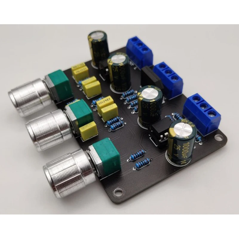 Двойной NE5532 тон стерео усилитель плата o HiFi Amprifier эквалайзер преампер тройной бас