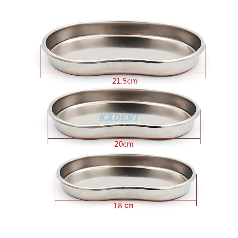 Стоматологическая нержавеющая сталь хирургический изогнутый лоток медицинская