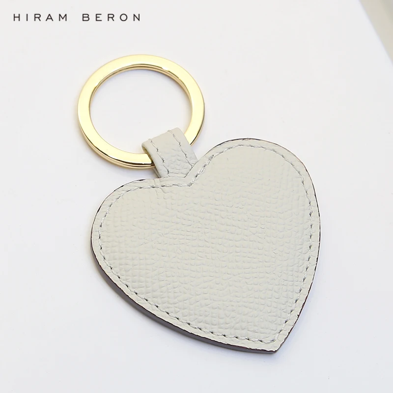 Индивидуальный держатель для ключей Hiram Beron с именем на заказ милый кожаный в виде