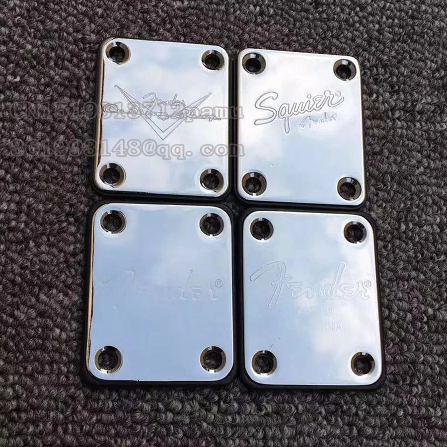 Хромированная для электрогитары Custom Shop Пластина для ST Tele style гитара бас шеи Соединительная плата включая винты