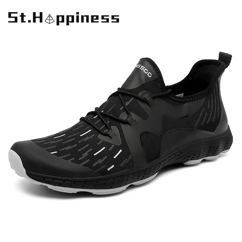 

2021 Summer New Men's Mesh Sneakers Fashion Lightweight Gym Sport Shoes Classic Breathable Designer Running Sneakers Big Size