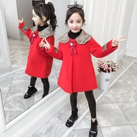 casual jacket winter spring coat outerwear top children clothes school kids costume teenage girl clothing woolen cloth high qual