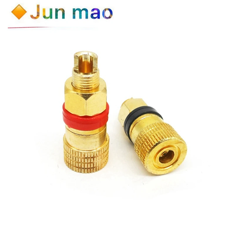 Звуковой гудок из чистой меди 519 2 шт. позолоченный клеммный разъем M8 литиевая