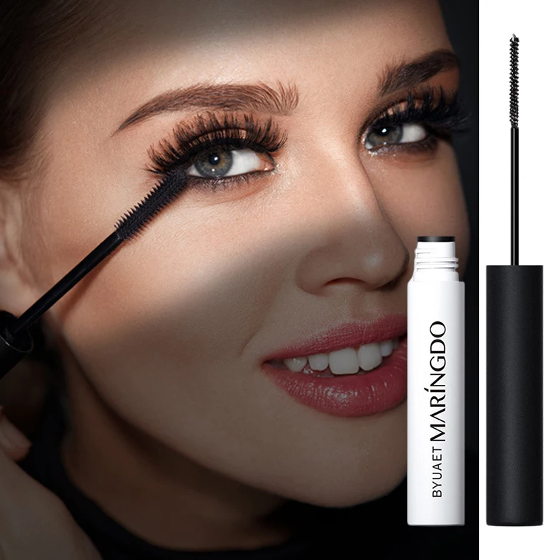 Натуральный быстрый сухой черная тонкая тушь для ресниц Водонепроницаемый глаз