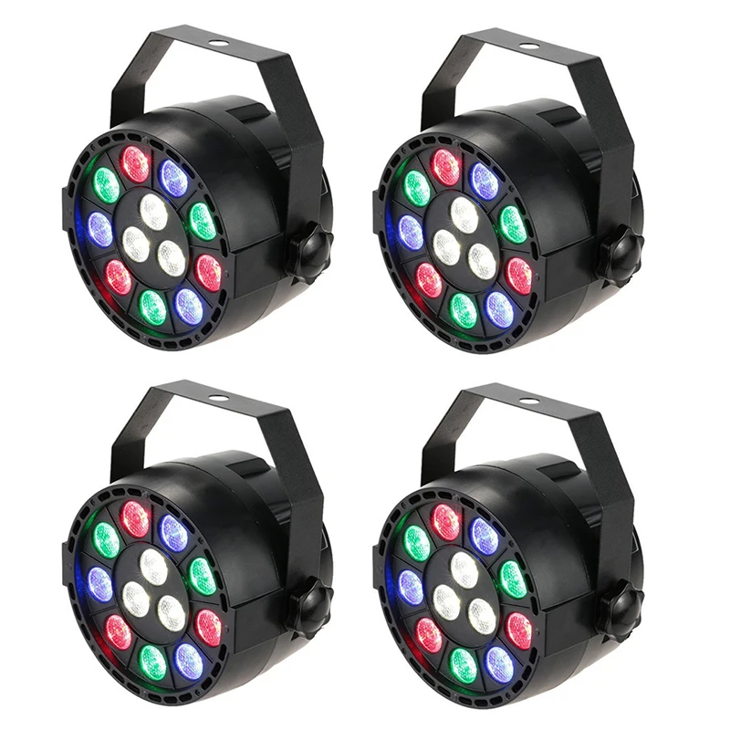 2x15 Вт DMX-512 RGBW светодиодный DJ светильник Эффект диско ing 8 канальный AC 100-240 В | Лампы