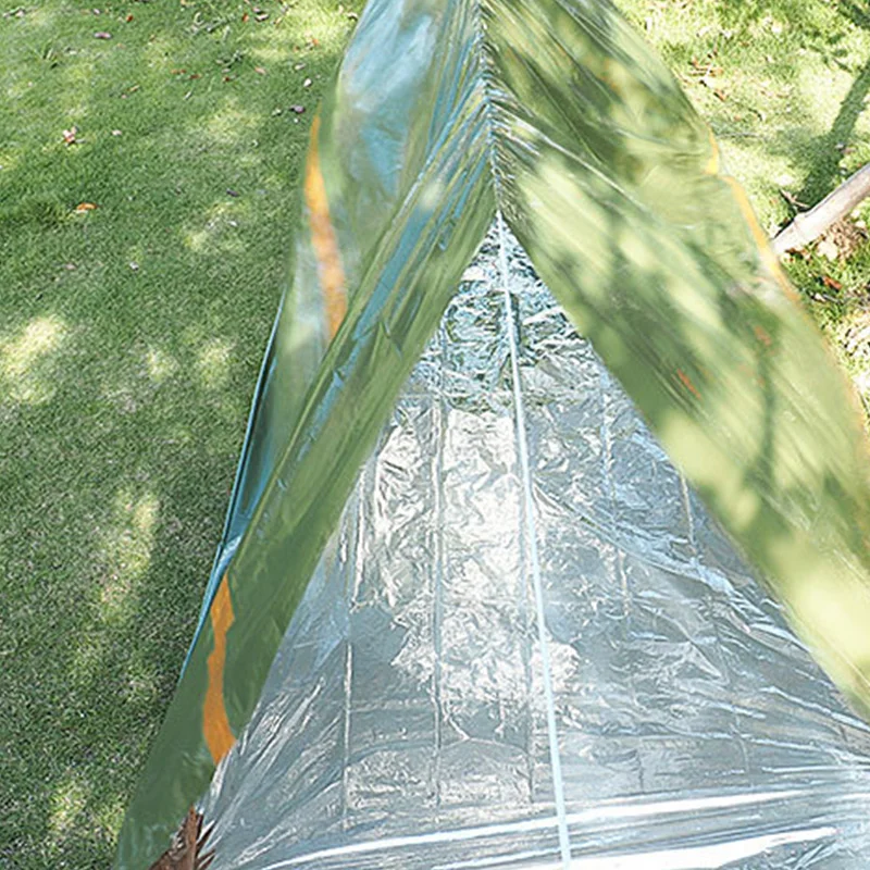 Аварийный тент для отдыха на открытом воздухе Сверхлегкий портативный Кемпинг Sos