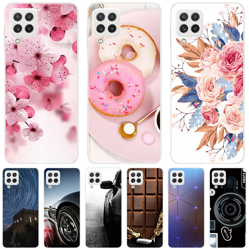 

Чехлы для телефонов Samsung Galaxy A22 4G 5G A32 4G 5G 2021, мягкий силиконовый чехол с мраморным рисунком