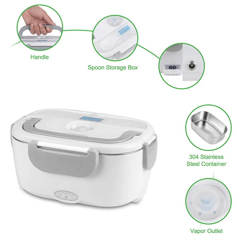 Электрический Ланч бокс из нержавеющей стали 12 В 24 В|Коробки для обеда| |