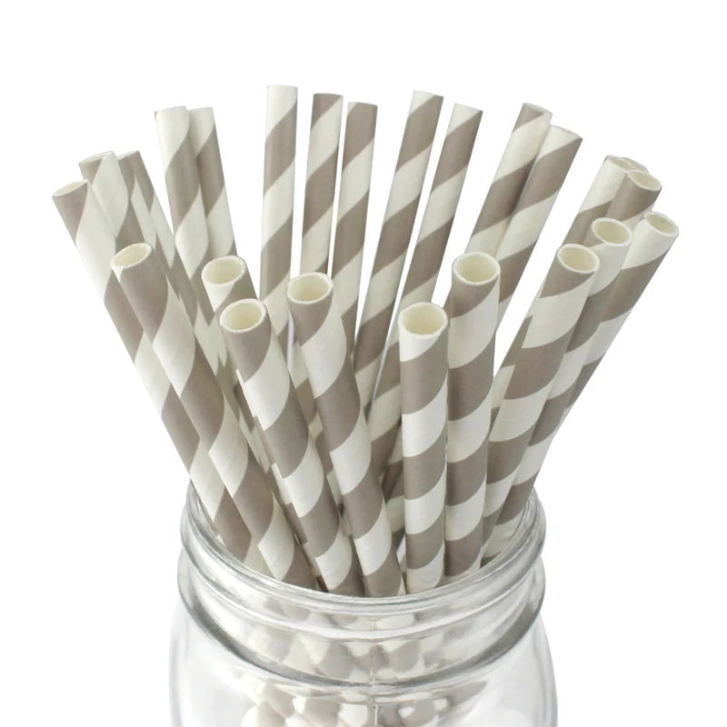 100pcs grey striped 5 шт./лот, цветные вечерние скатерти в горошек с Микки Маусом, вечерние скатерти для стола на день рождения, свадебные пластиковые скатерти - Цвет: 100pcs grey striped
