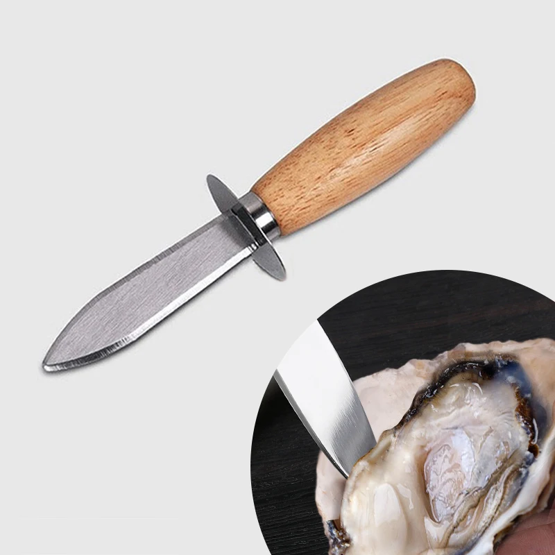 

Oyster Knife Gadget Cooking Tools Seafood Oyster Opener Helpful Gadget Stainless Steel Cucina Accessori Kitchen Gadgets DE50HX
