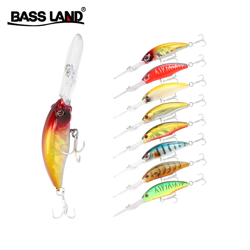 Bassland плавающая приманка-гольян длинная губа жесткая наживка isca искусственная