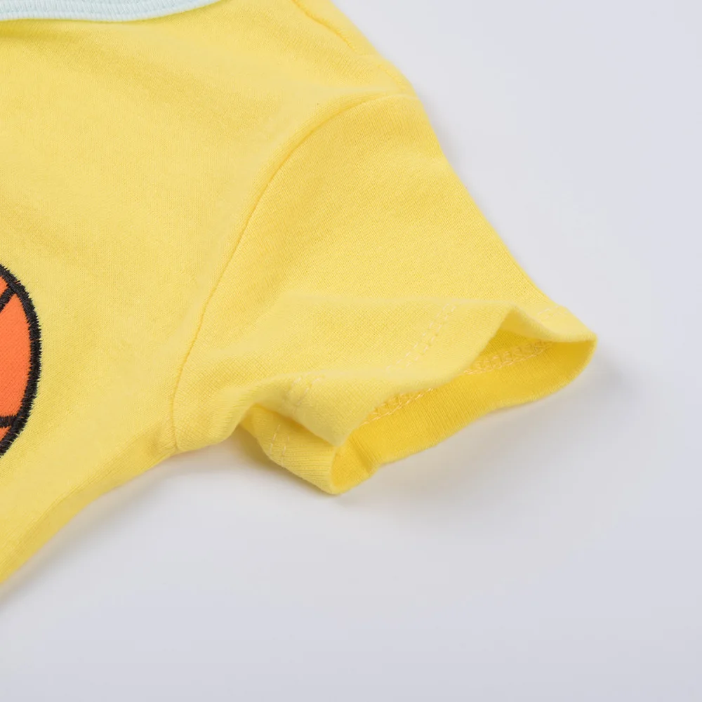 3 шт./лот боди для новорожденных с коротким рукавом и случайным рисунком одежда