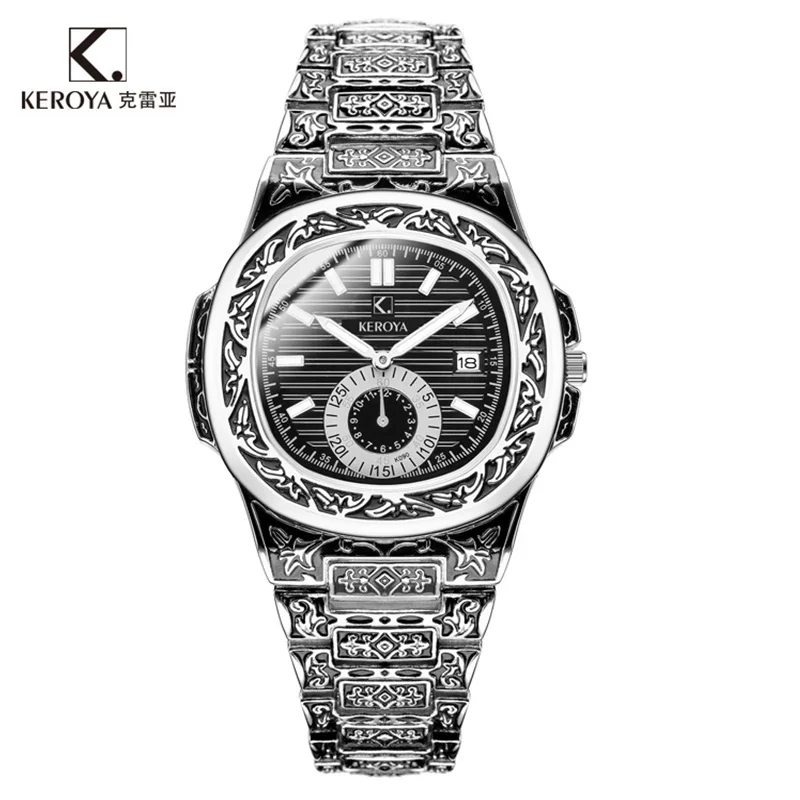 2019 высококачественные Брендовые мужские спортивные кварцевые часы повседневные