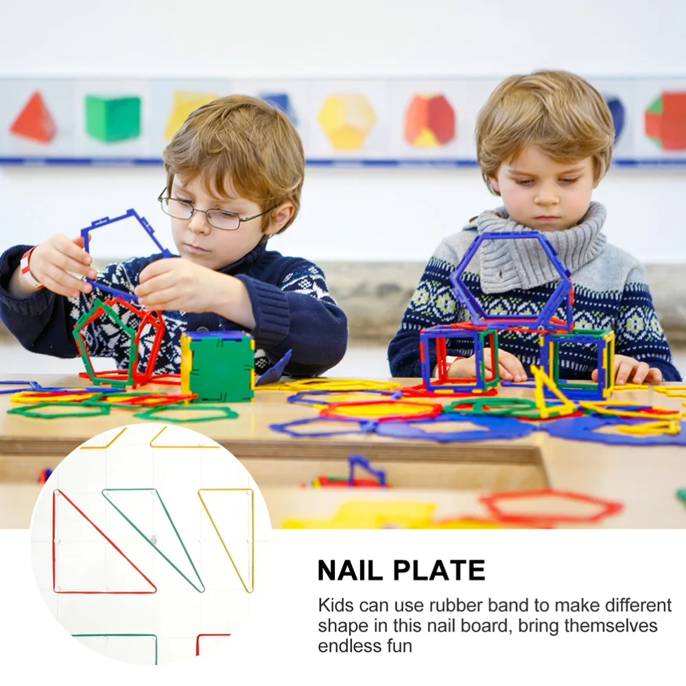 

3 Sets Nail Boards Geometry Teaching Geoboards Geometric Learning Tools