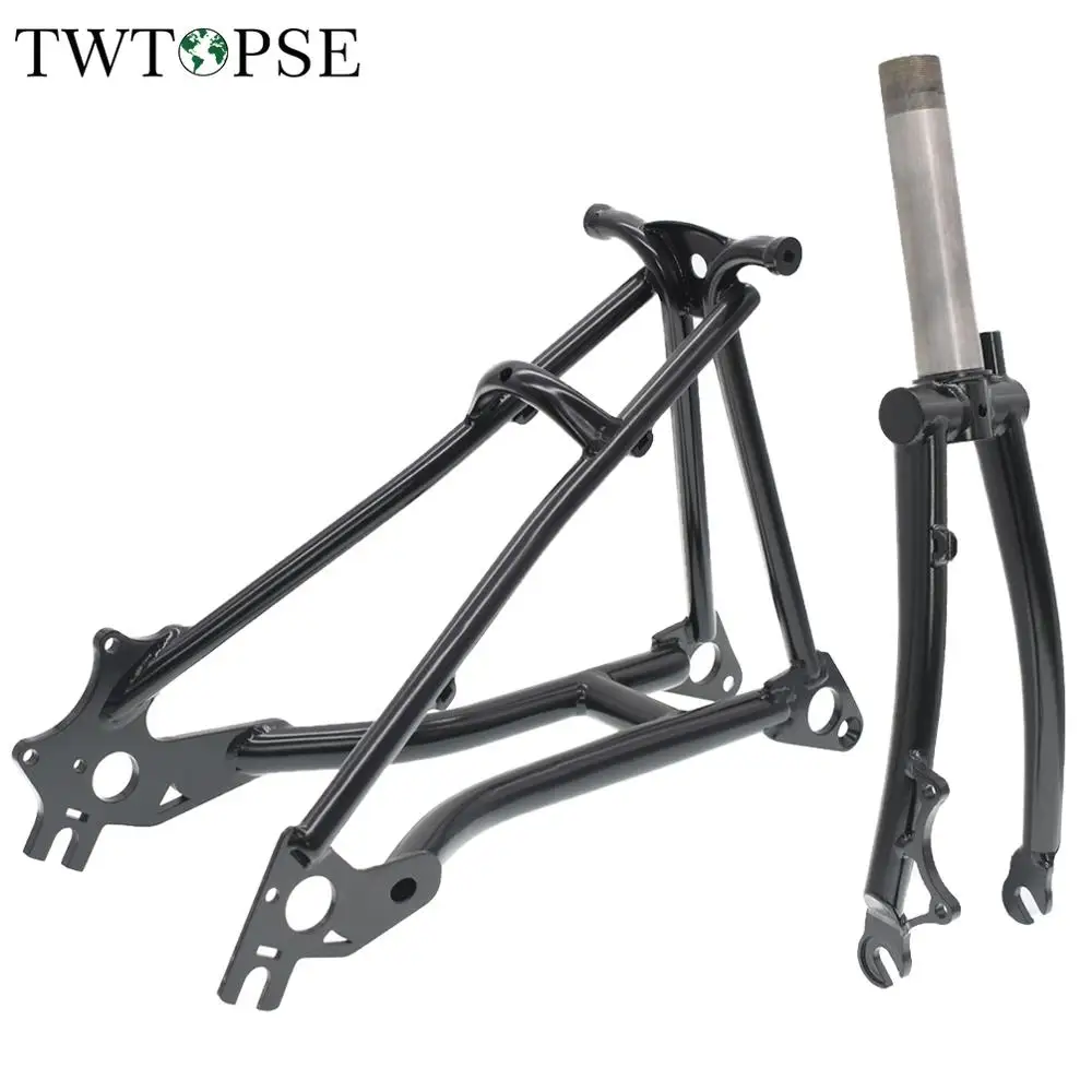 Вилка велосипедная TWTOPSE титановая для складного велосипеда Brompton передняя задняя