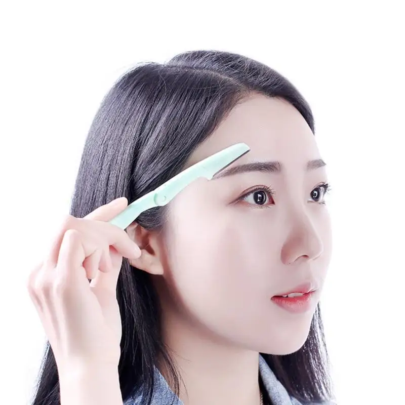 2 шт./компл. бровей Триммер лезвие комплект складной сменный Уход за волосами для