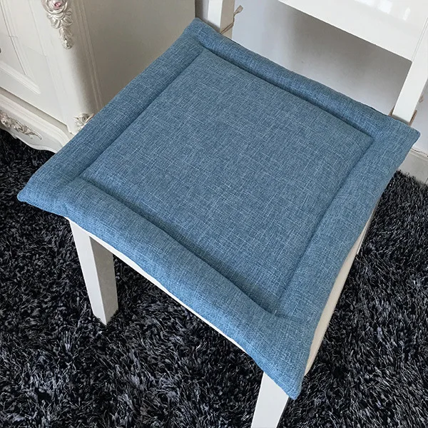 Губчатая Подушка утолщенная подушка из хлопка и льна китайская для стула