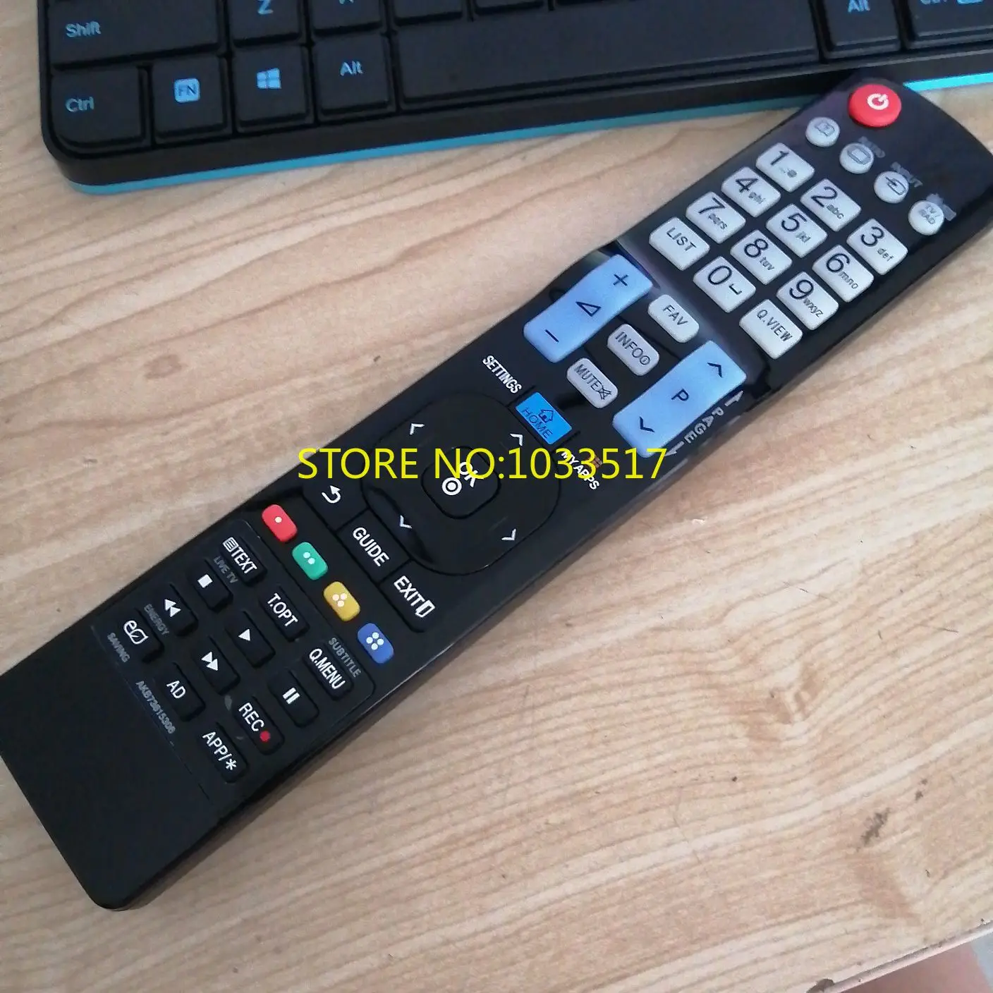 

100% New Remote Control AKB73615306 for LG Dvd Tv Led Lcd