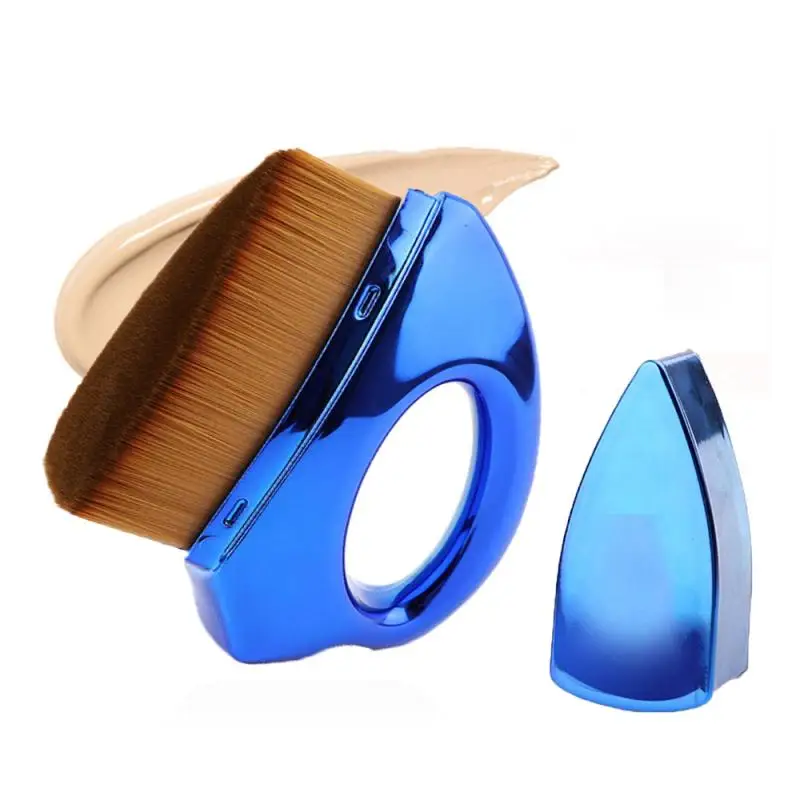 1 шт. Кисть для макияжа Плоская верхняя кисть лица Румяна пудры основы крема Cc