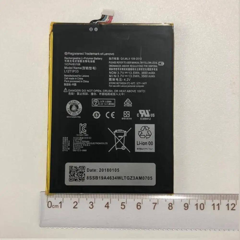 

Новый аккумулятор 3500 мАч L12T1P33 L12D1P31 для Lenovo IdeaTab Lepad A1000 A1010 A5000 A3000 Запасная батарея