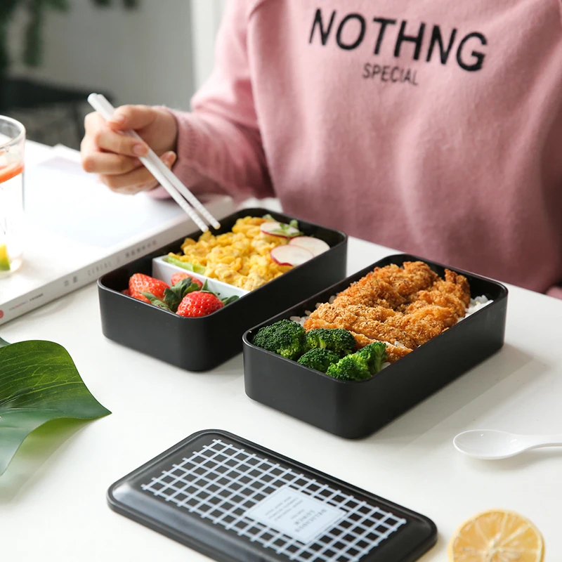 Ланч бокс Bento для детей контейнер еды в машину можно разогревать
